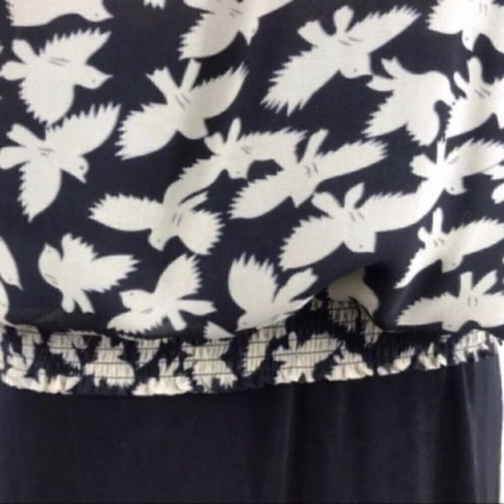 Daniel Rainn swirling birds Blouse top size small Style#10803 - Picture 6 of 8